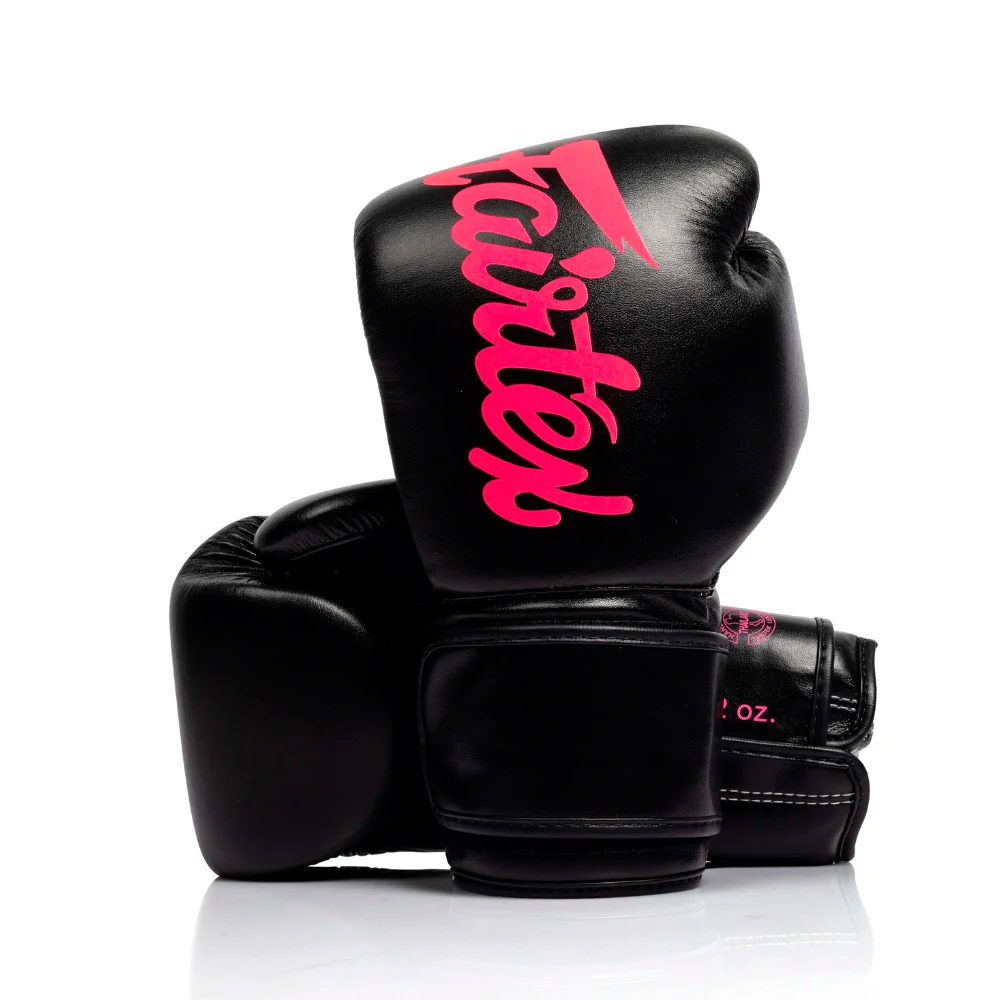 Fairtex BGV14 Боксерские Перчатки Тайский Бокс Neon Noir