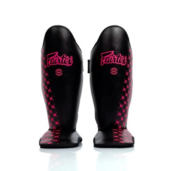 Fairtex SP5 Защита Голени "Competition" Тайский Бокс Neon Noir 