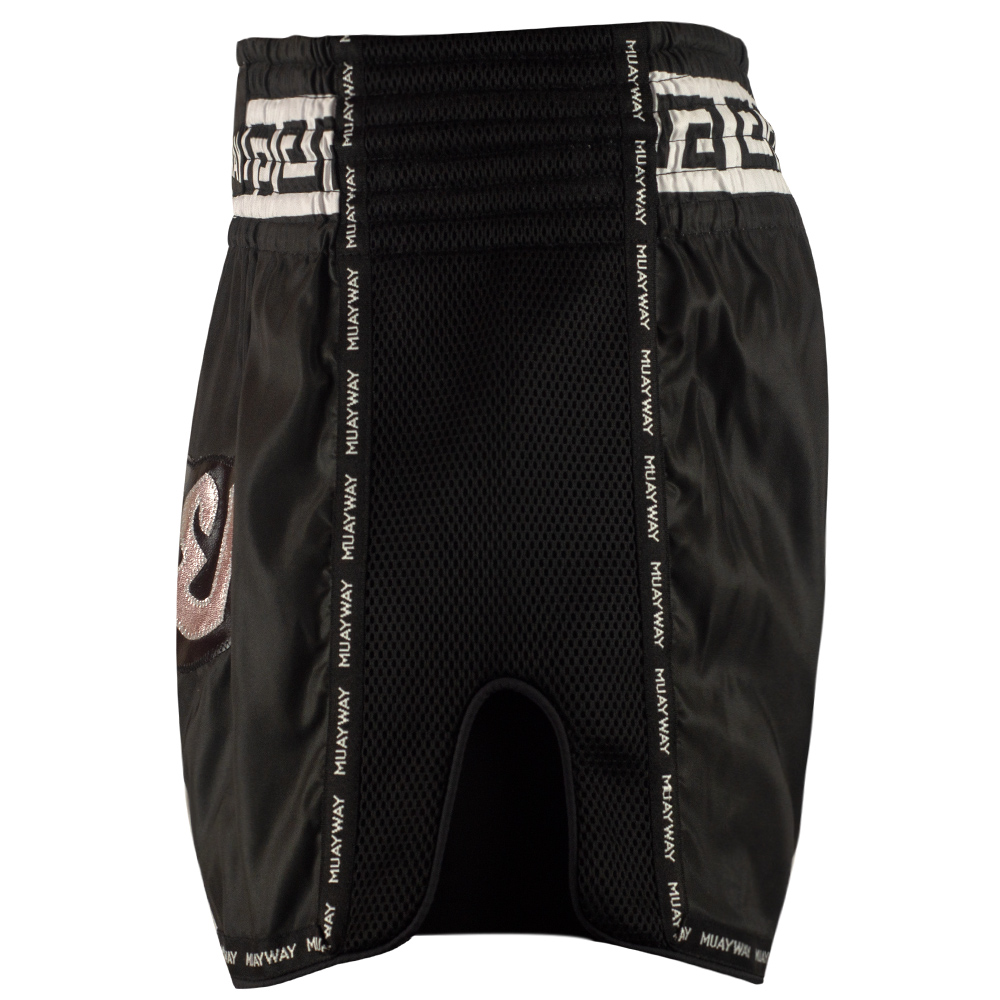 Muayway "Meander" Шорты Тайский Бокс Черные