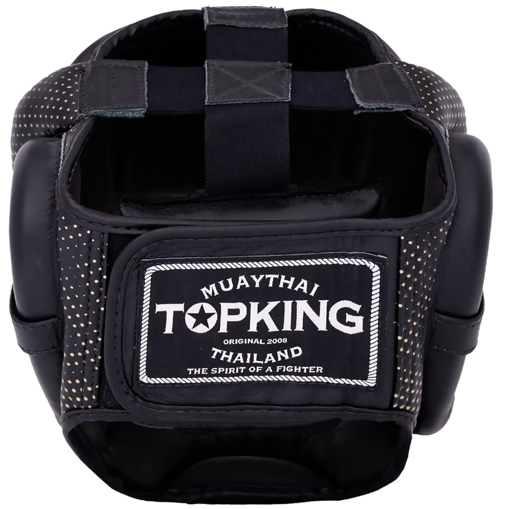 Top King TKHGKN-01 Боксерский Шлем Тайский Бокс "Kanok" Черный