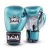 Raja Boxing "Metallic 2" Боксерские Перчатки Тайский Бокс Бирюзовые