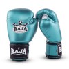 Raja Boxing "Metallic 2" Боксерские Перчатки Тайский Бокс Бирюзовые