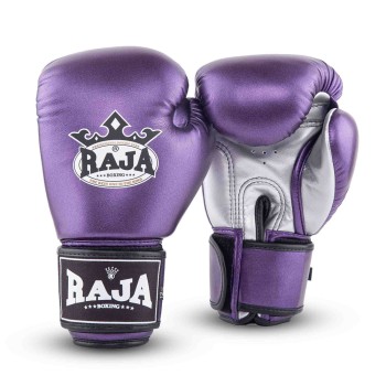 Raja Boxing "Metallic 2" Боксерские Перчатки Тайский Бокс Фиолетовые