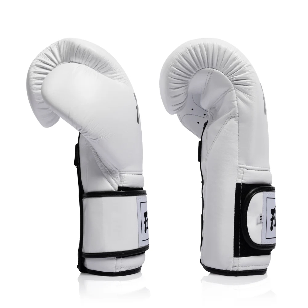Fairtex BGV9C-Plus Боксерские Перчатки Мексиканский Стиль Белые
