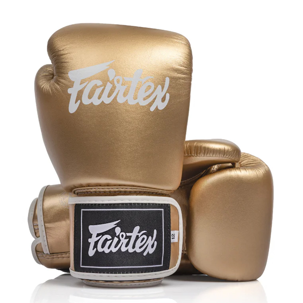 Fairtex BGV1C-PLUS Боксерские Перчатки Тайский Бокс Gold Metallic  