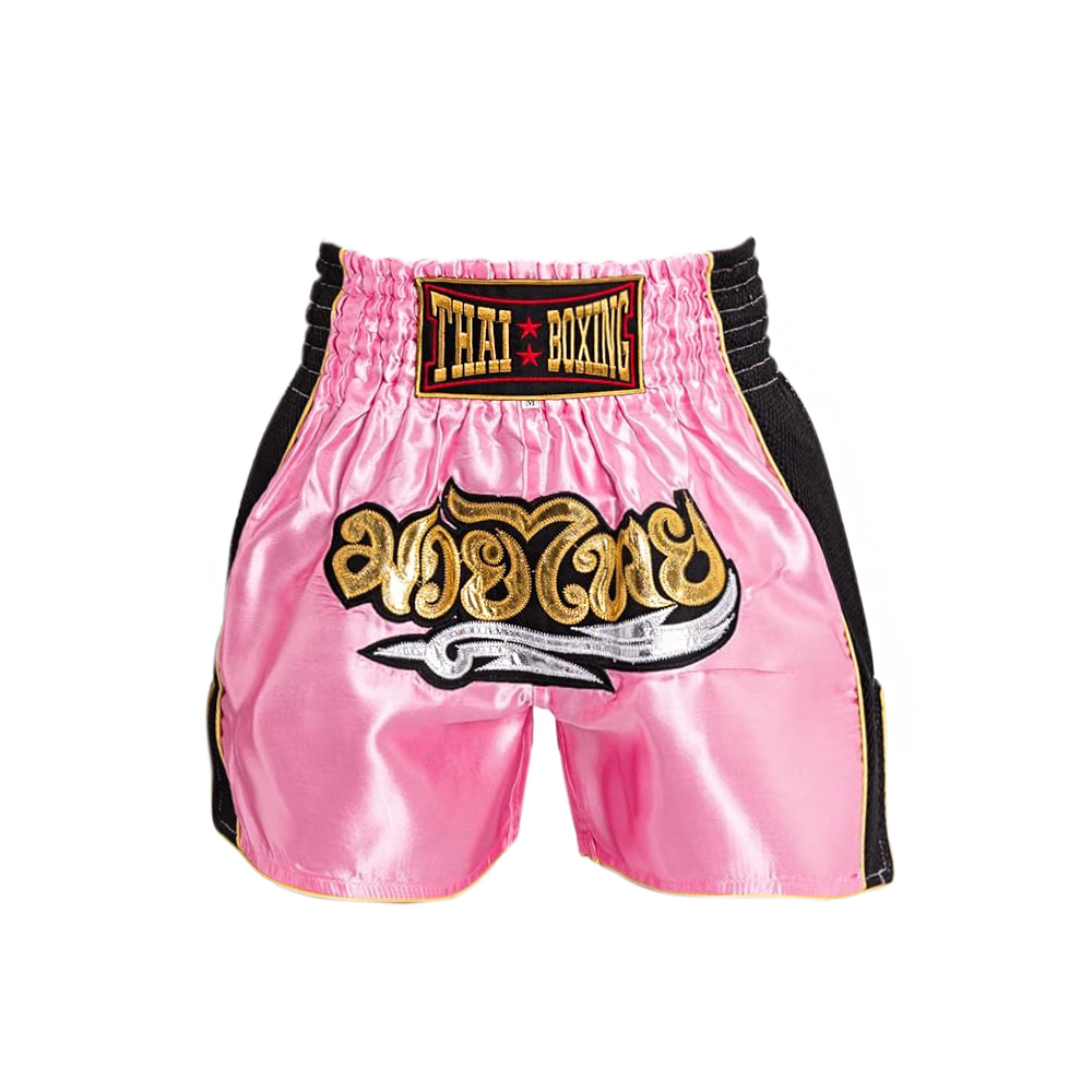 Thaiboxing Тайские Шорты Тайский Бокс «Retro» Розовые 