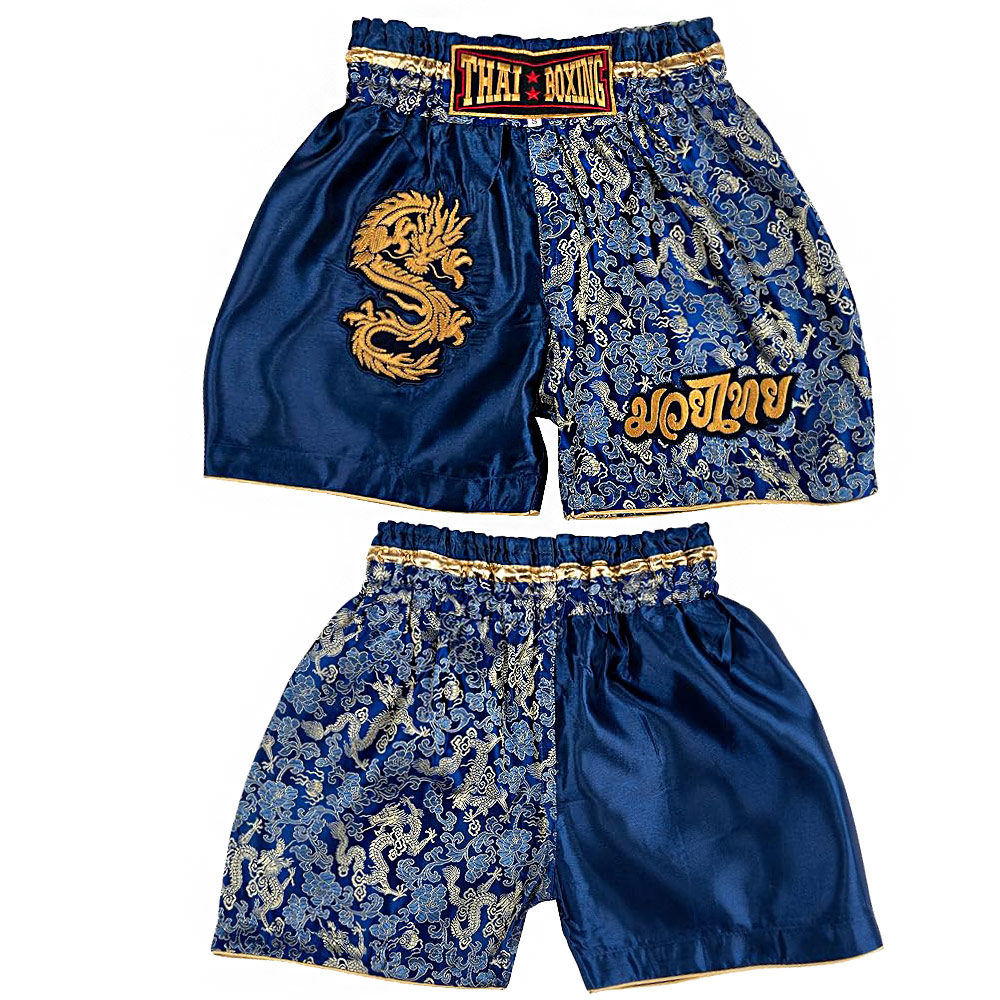 Thaiboxing Тайские Шорты Тайский Бокс «Dragon» Синие