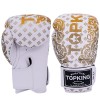 Top King "Kanok-02" Боксерские Перчатки Тайский Бокс Белые