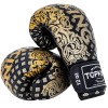 Top King "Kanok-02" Боксерские Перчатки Тайский Бокс Черные
