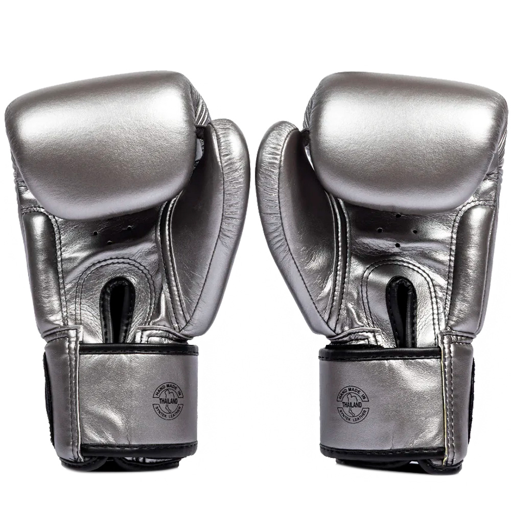 Fairtex BGV1C-PLUS Liquid Steel Боксерские Перчатки Тайский Бокс Gun Metallic