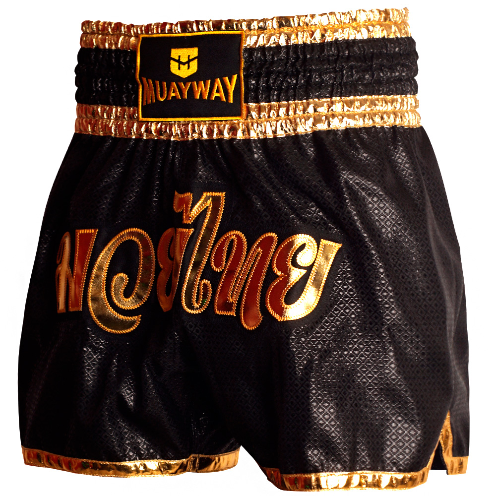 Muayway "Black Gold Heritage" Шорты Тайский Бокс