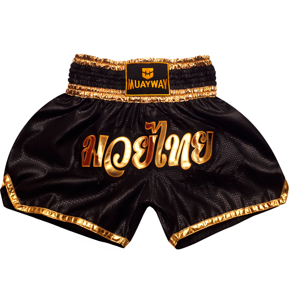 Muayway "Black Gold Heritage" Шорты Тайский Бокс