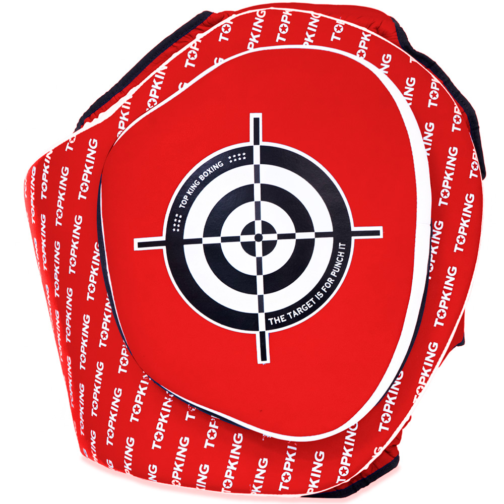 TopKing TKTHP-01-GL Тренерские Накладки "Thigh Pads" Тайский Бокс Красные