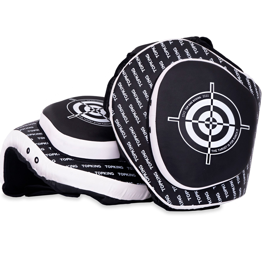 TopKing TKTHP-01-GL Тренерские Накладки "Thigh Pads" Тайский Бокс Черные