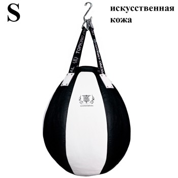 Top King TKHBT-ST Боксерская Груша Тайский Бокс Искусственная Кожа Черно-Белая Размер S