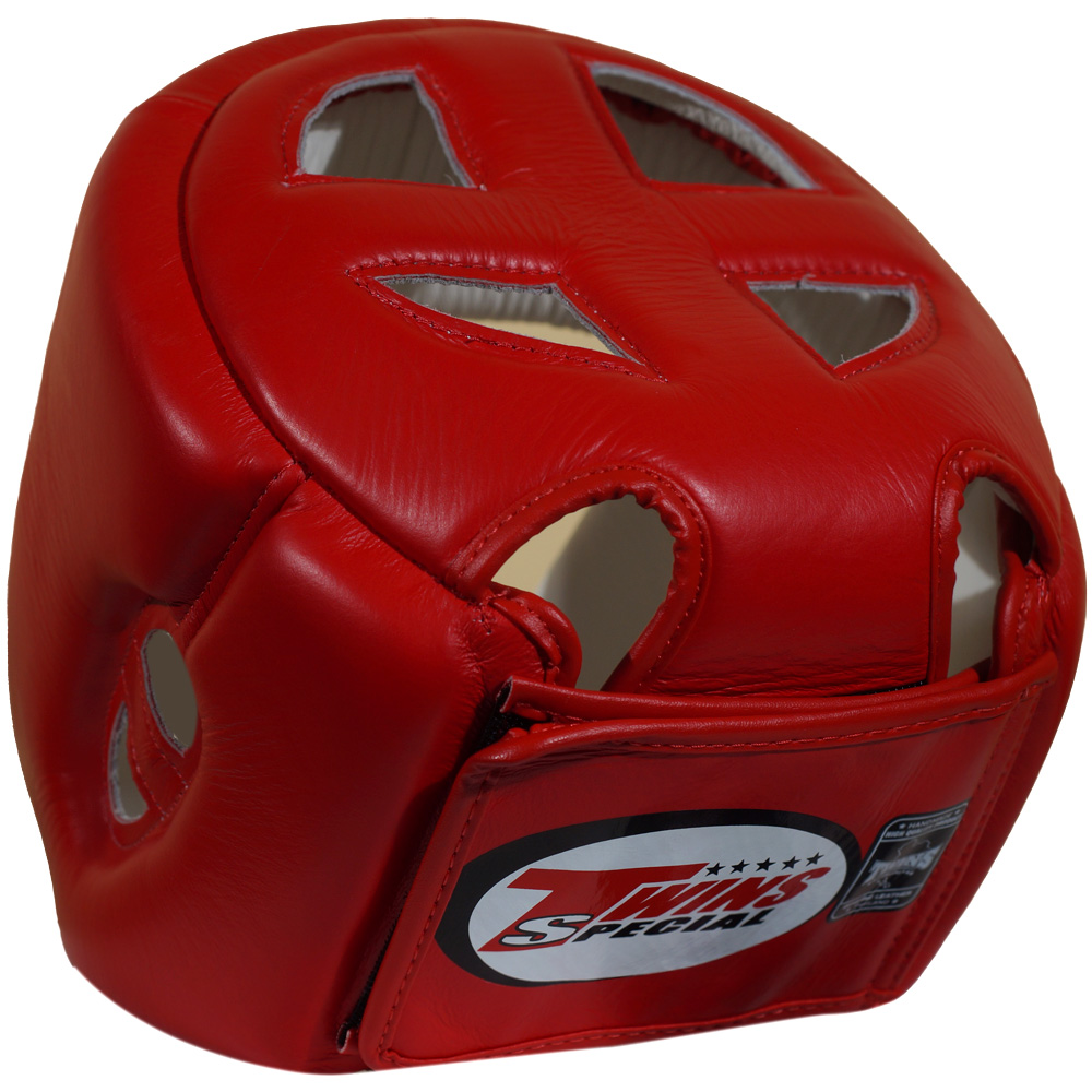 Twins Special HGL4 Боксерский Шлем Тайский Бокс Боевой Для Соревнований Красный