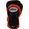 Twins Special BGVL6 Боксерские Перчатки Тайский Бокс Черно-Оранжевые 