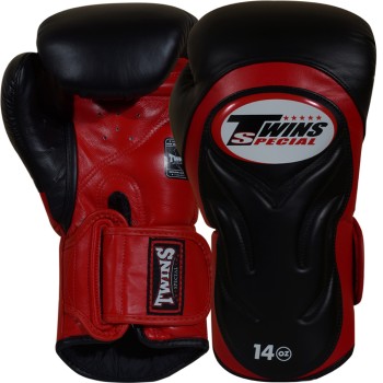 Twins Special BGVL6 Боксерские Перчатки Тайский Бокс Черно-Красные