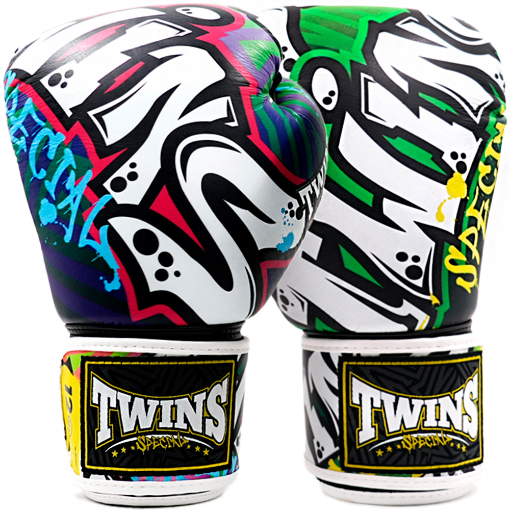Twins Special FBGVL4-68 "Graffiti" Боксерские Перчатки Тайский Бокс 