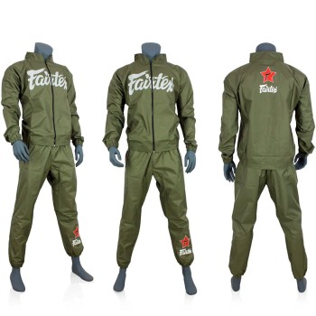 Fairtex VS2 Костюм Cауна Сгонка "Vinyl Sweat Suit" Зеленая