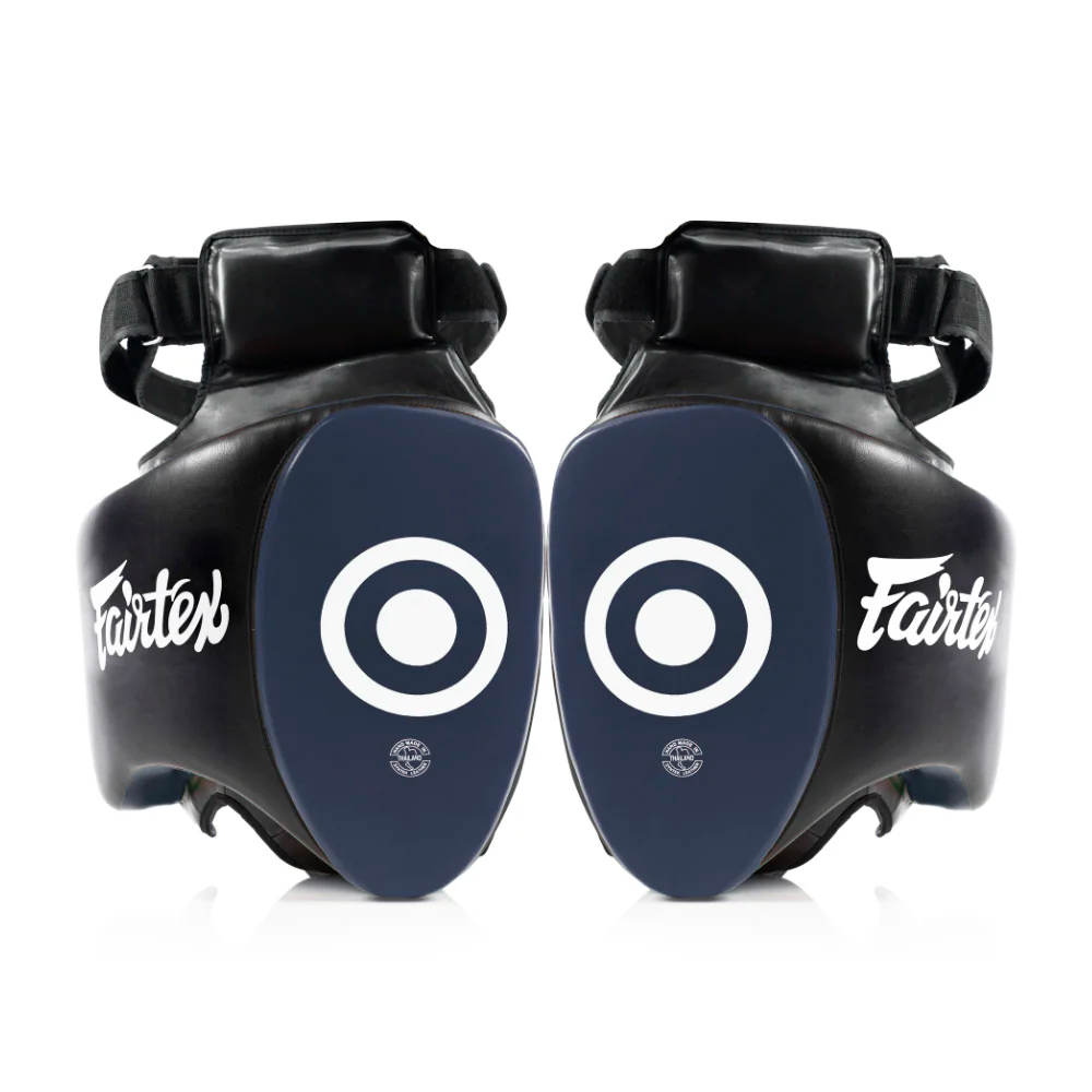 Fairtex TP5 Тренерские Накладки "Thigh Pads" Тайский Бокс Черно-Синие