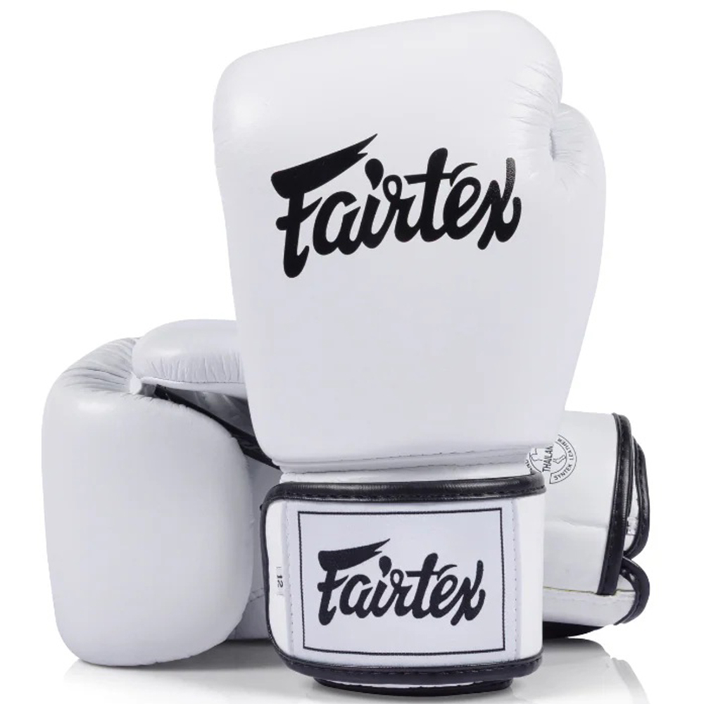 Fairtex BGV1C-PLUS Боксерские Перчатки Тайский Бокс Белые