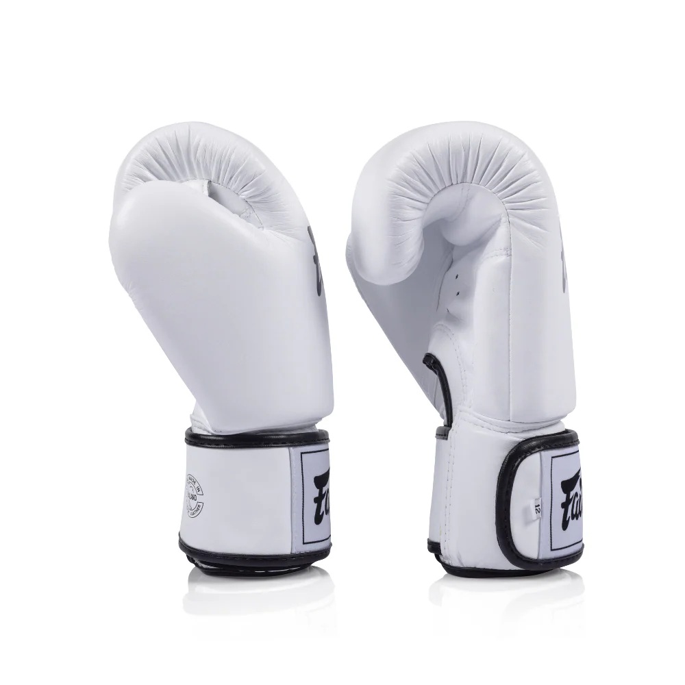 Fairtex BGV1C-PLUS Боксерские Перчатки Тайский Бокс Белые