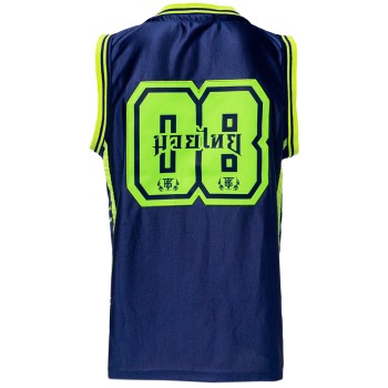 Top King Майка Тренировочная Тайский Бокс Сине-Зеленая