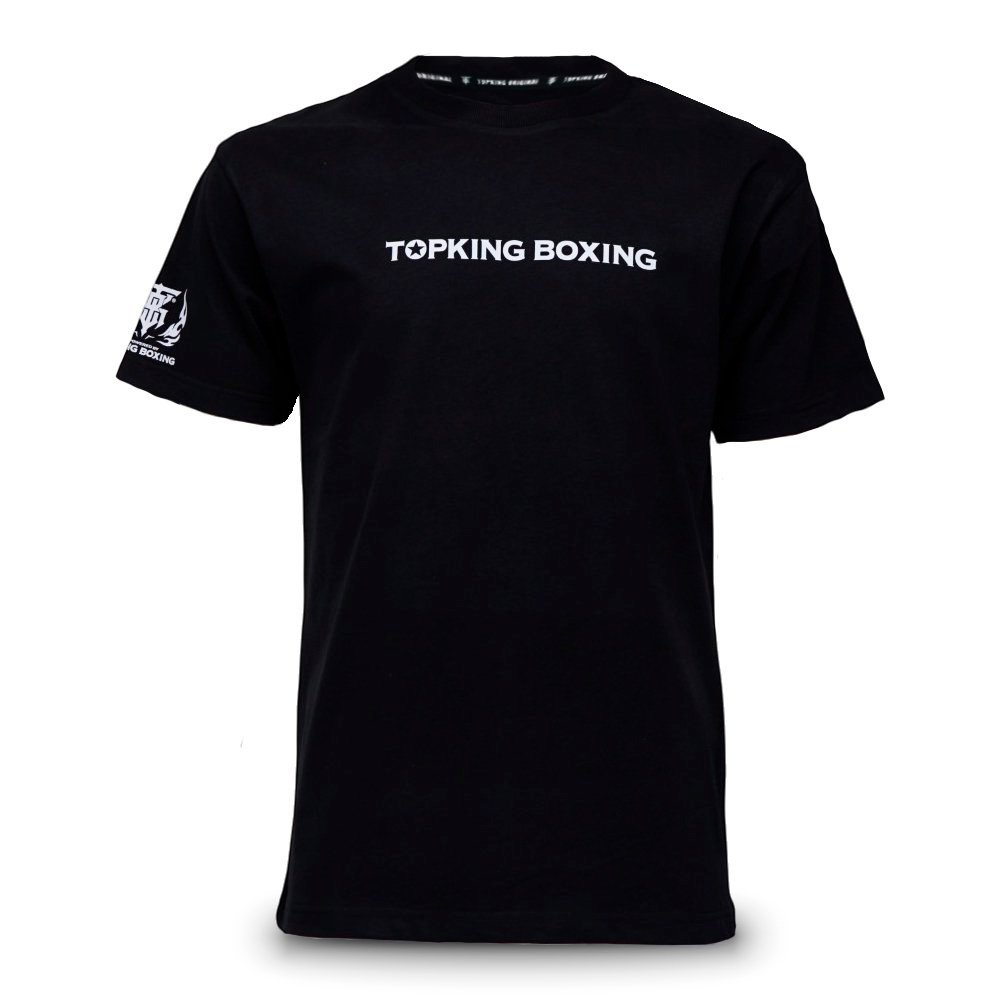 Top King Футболка Тайский Бокс Хлопок Черная Или Серая TKTSH-034