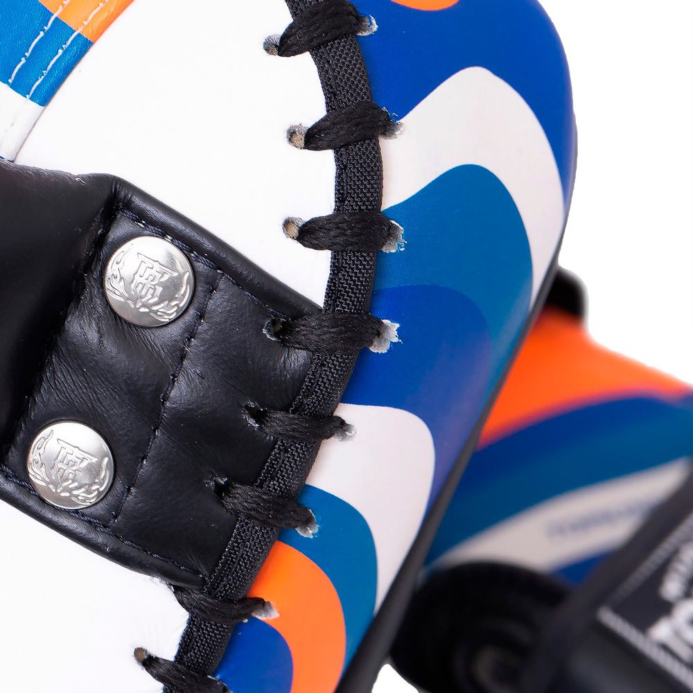 Top King TKKPL-CV "Lava" Тайские Пады Изогнутые Тайский Бокс Синий