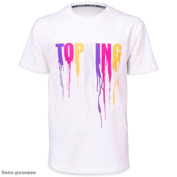 Top King Футболка Тайский Бокс Хлопок Белая TKTSH-036