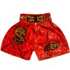 Детские Шорты Тайский Бокс "Thaiboxing" Дракон Красные Размер M