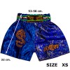 Детские Шорты Тайский Бокс "Thaiboxing" Дракон Синие