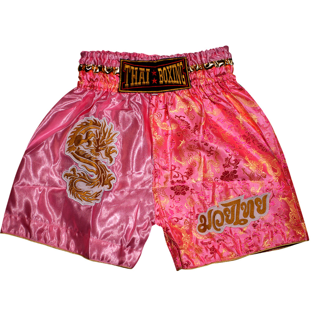 Детские Шорты Тайский Бокс "Thaiboxing" Розовые
