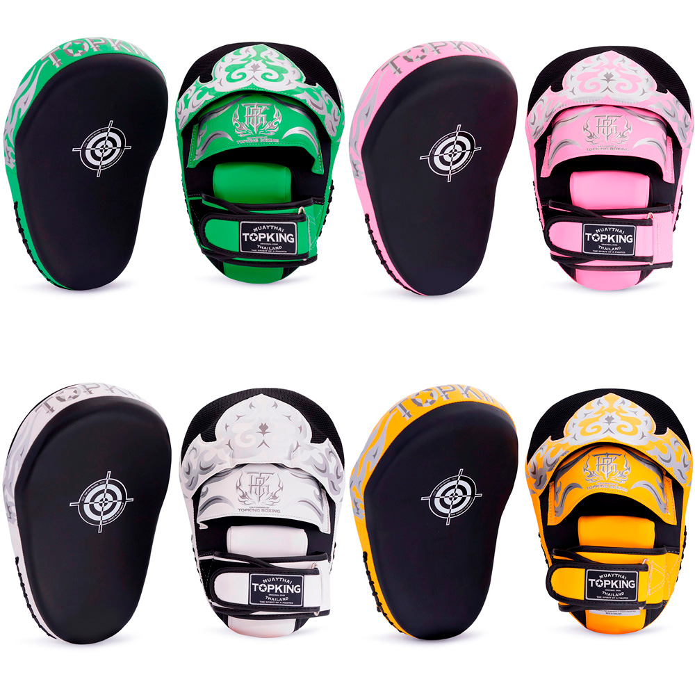 Top King TKFME "Kanok" Лапы Боксерские Тайский Бокс Узор 4 Цвета 