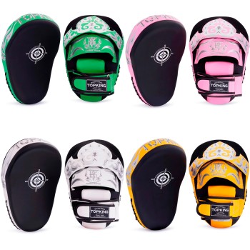 Top King TKFME "Kanok" Лапы Боксерские Тайский Бокс Узор 4 Цвета 