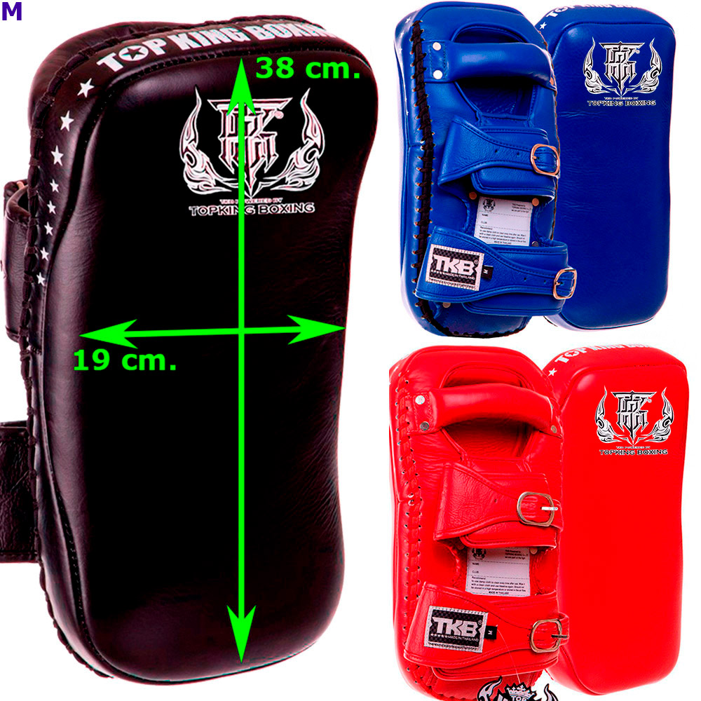 Top King TKKPE "Extreme" Тайские Пады Изогнутые Тайский Бокс На Пряжках Размер М