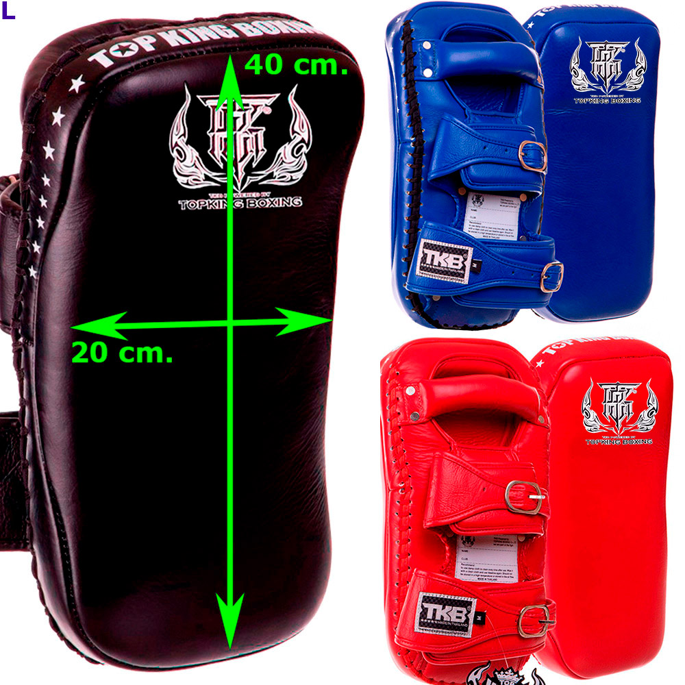 Top King TKKPE "Extreme" Тайские Пады Изогнутые Тайский Бокс На Пряжках Размер L