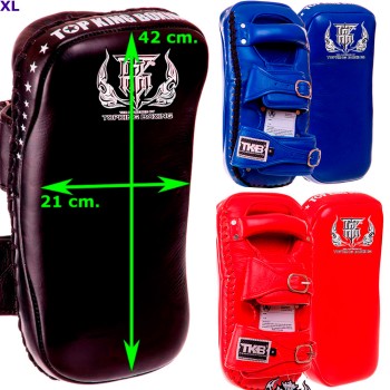 Top King TKKPE "Extreme" Тайские Пады Изогнутые Тайский Бокс На Пряжках Размер XL