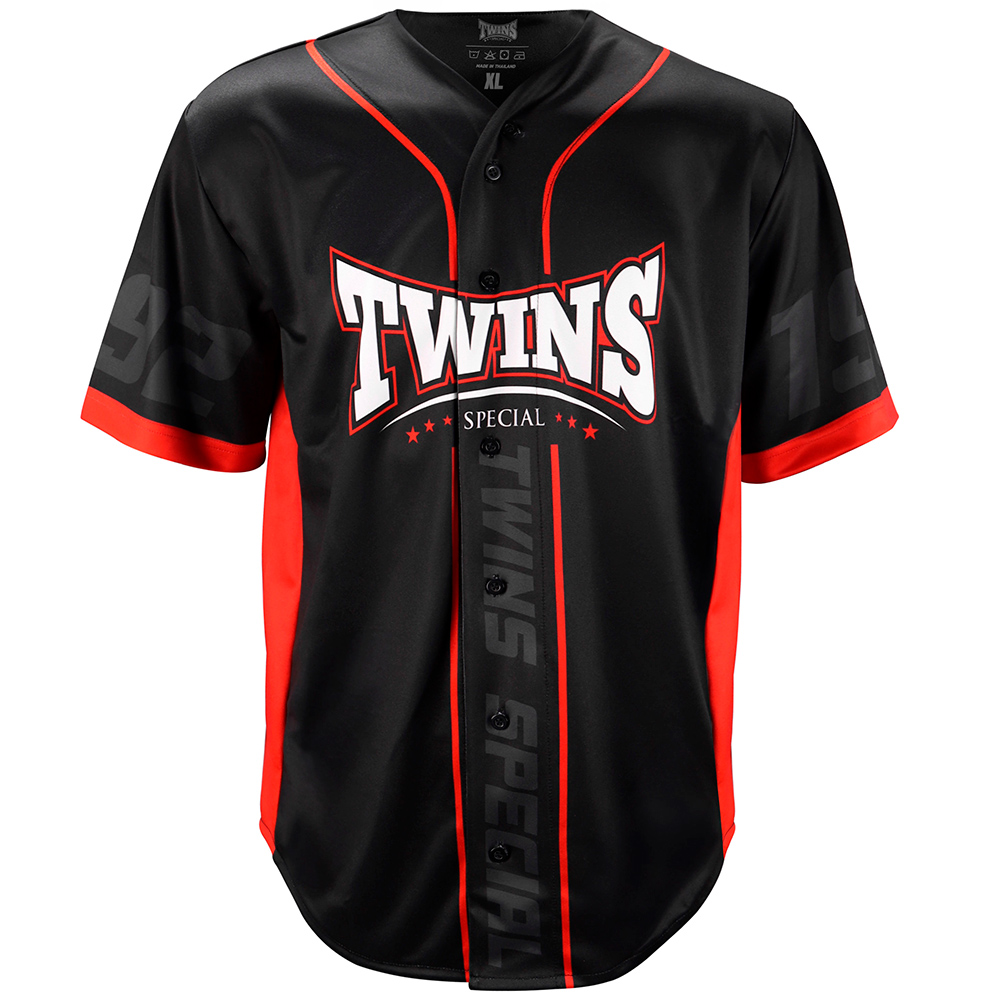 Twins Special Джерси Бейсбольная Черный