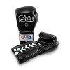 Fairtex BGL7 Pro Боксерские Перчатки Lace Up Шнурки Мексиканский Стиль Черные
