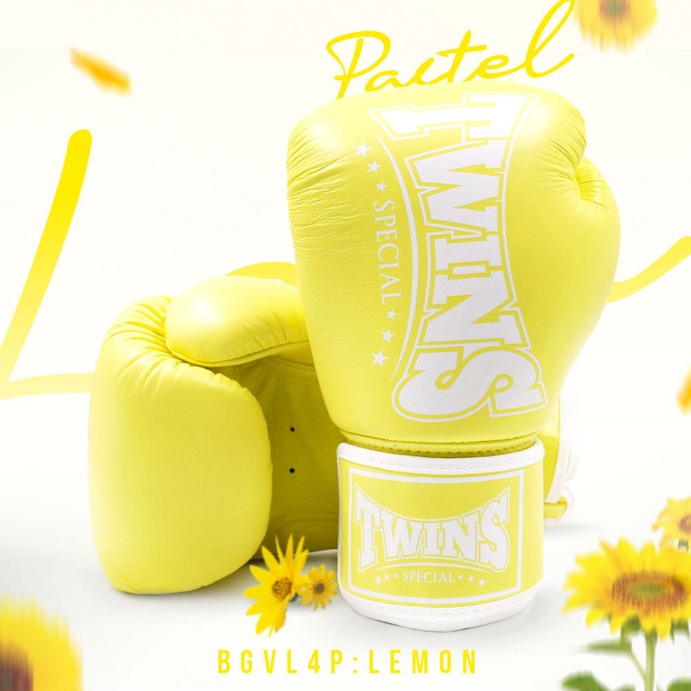 Twins Special BGVL4P "Lemon" Боксерские Перчатки Тайский Бокс