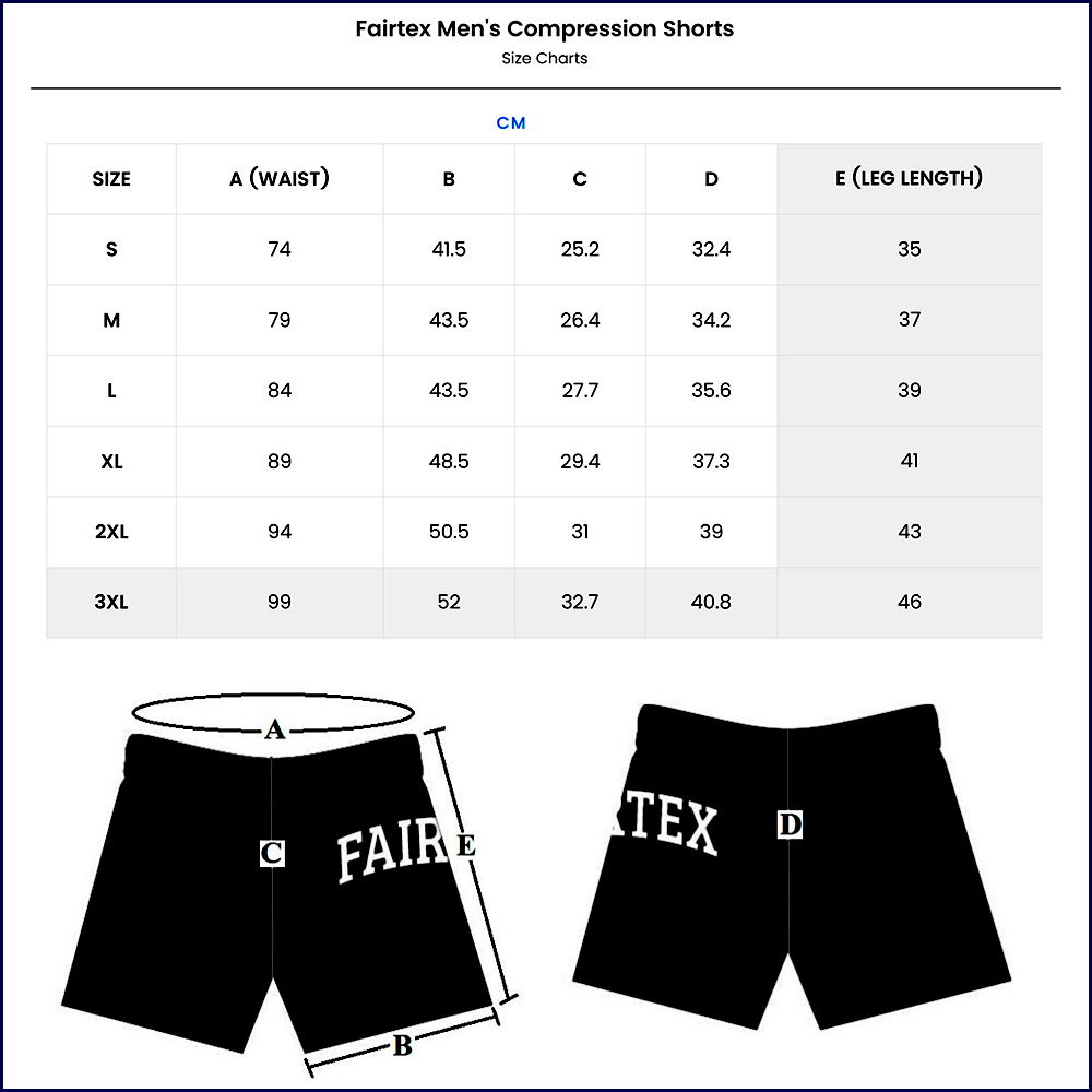 Fairtex CP17 Мужские Шорты Компрессионные Тайский Бокс
