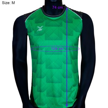 FBT Футболка Тренировочная Тайский Бокс Без Рукавов Зеленая