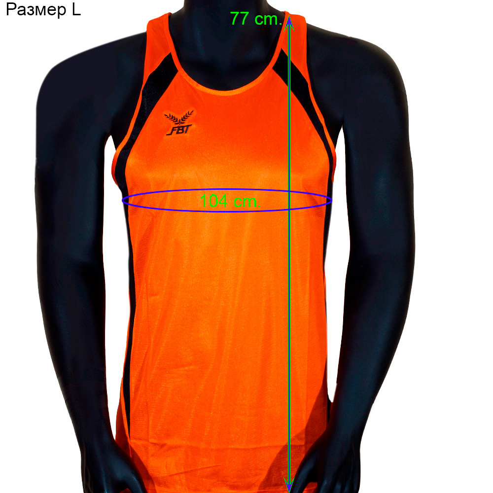 FBT Майка Тренировочная Тайский Бокс "Light" Orange