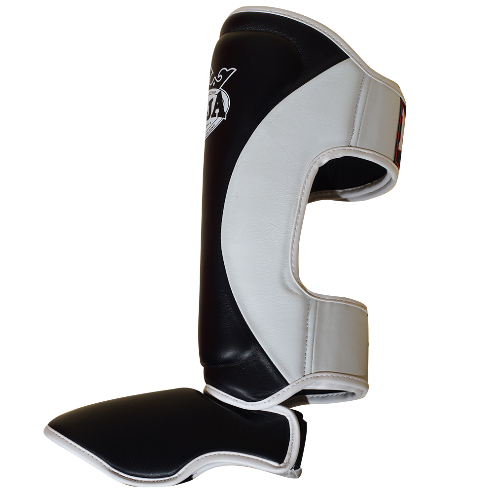 Raja Boxing RTSP-1-D Защита Голени Тайский Бокс Черно-Белая
