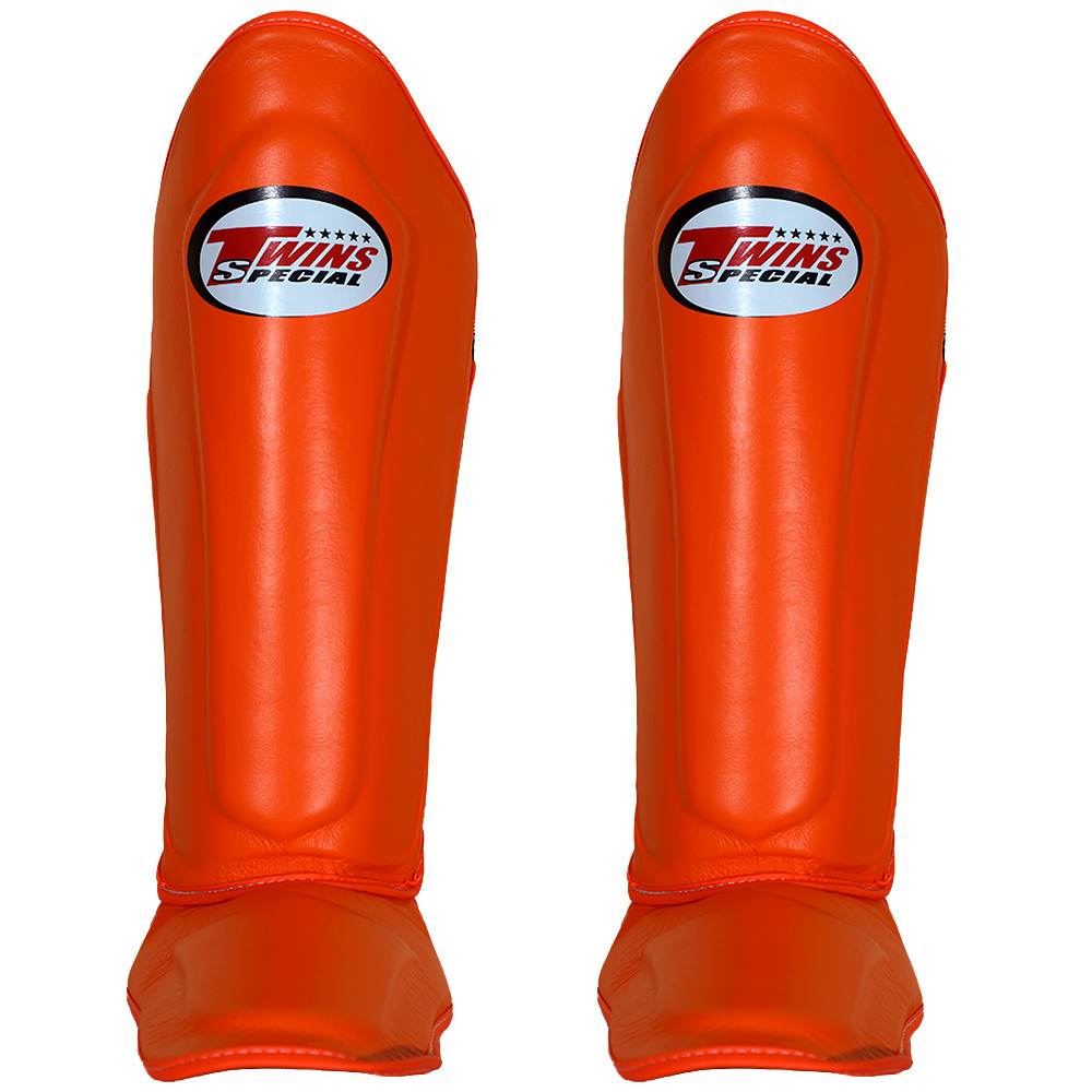 Twins Special SGL10 Защита Голени Тайский Бокс Оранжевый