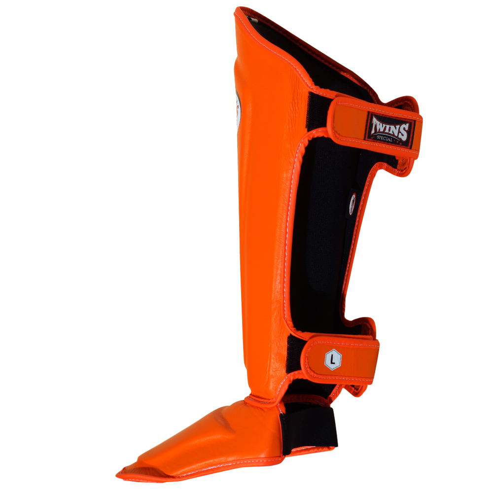 Twins Special SGL10 Защита Голени Тайский Бокс Оранжевый