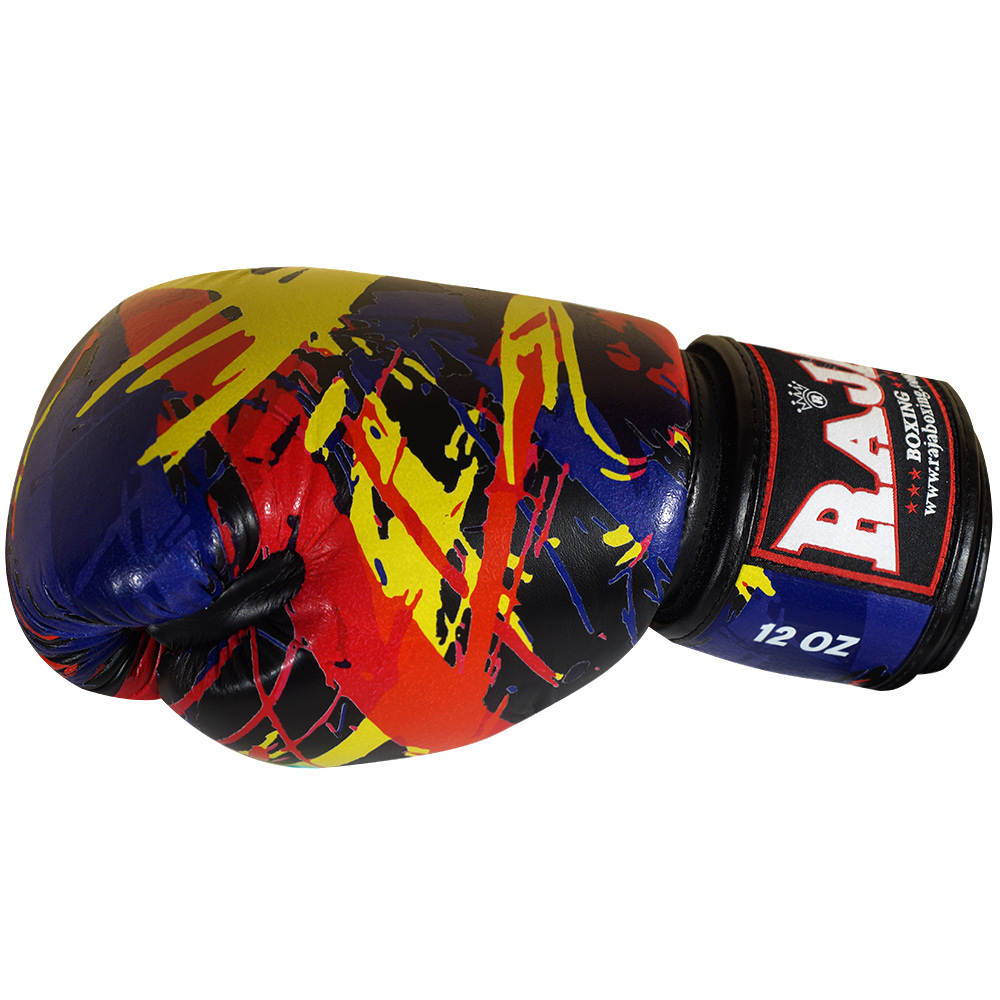 Raja Boxing "Paint" Боксерские Перчатки Тайский Бокс Черный