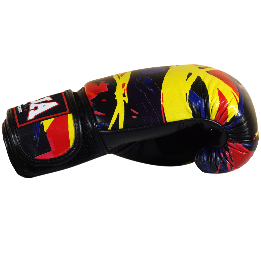 Raja Boxing "Paint" Боксерские Перчатки Тайский Бокс Черный